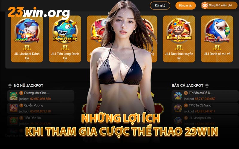 Những Lợi Ích Khi Tham Gia Cược Thể Thao 23Win